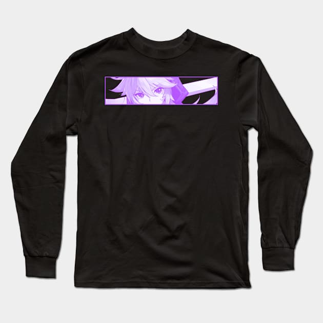 Genshin Impact Husbando Razor Eyes Long Sleeve T-Shirt by mardavemardave